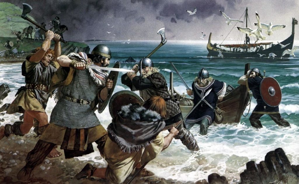 La Reconquista: El ataque de los normandos y su expulsión (F. Medina).